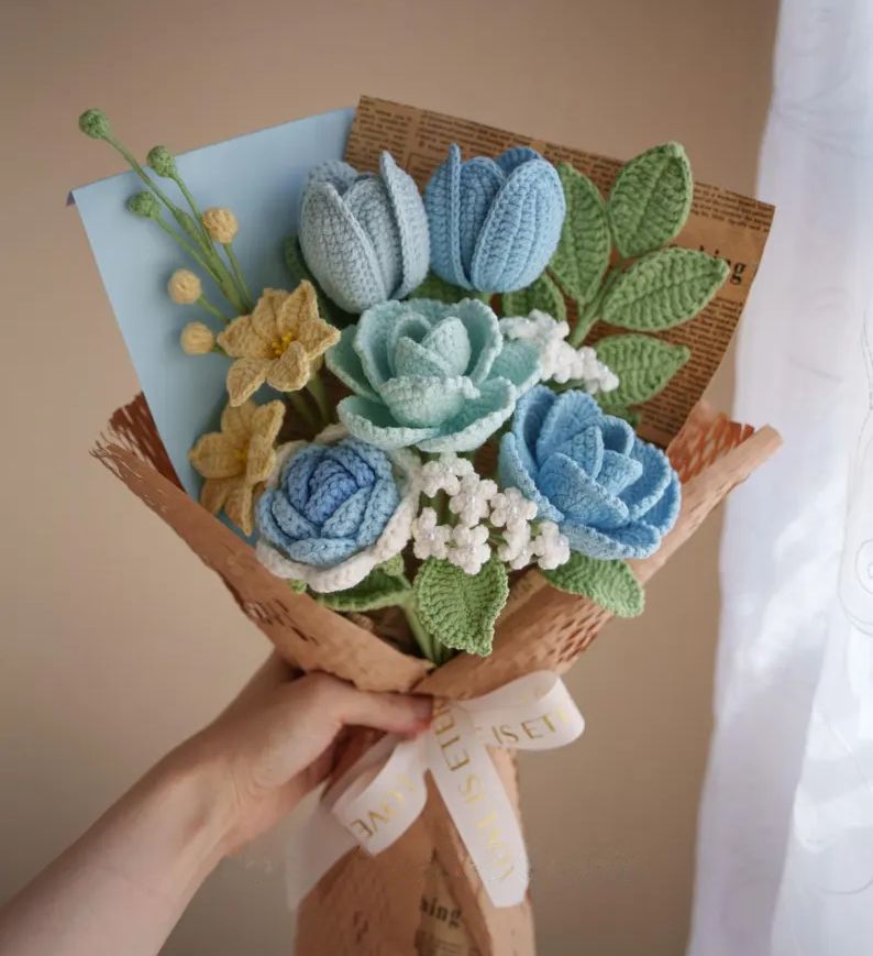 Handmade Crochet Bouquet