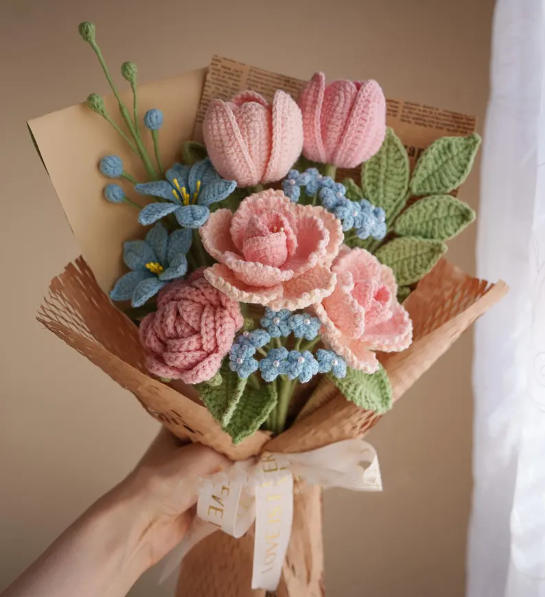 Handmade Crochet Bouquet