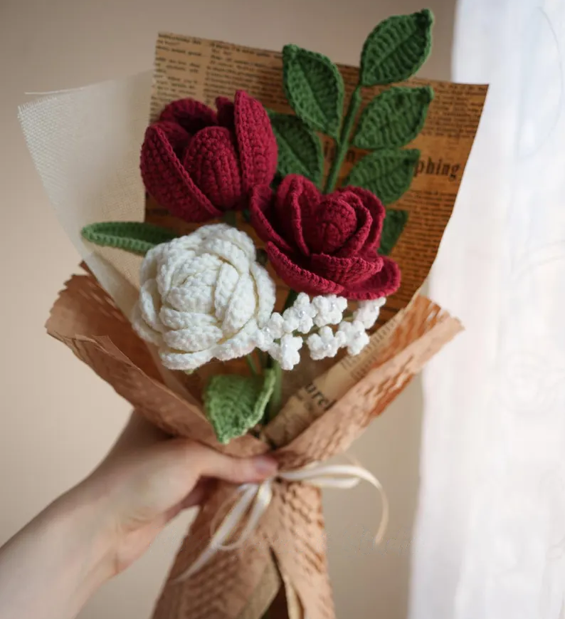 Handmade Crochet Bouquet