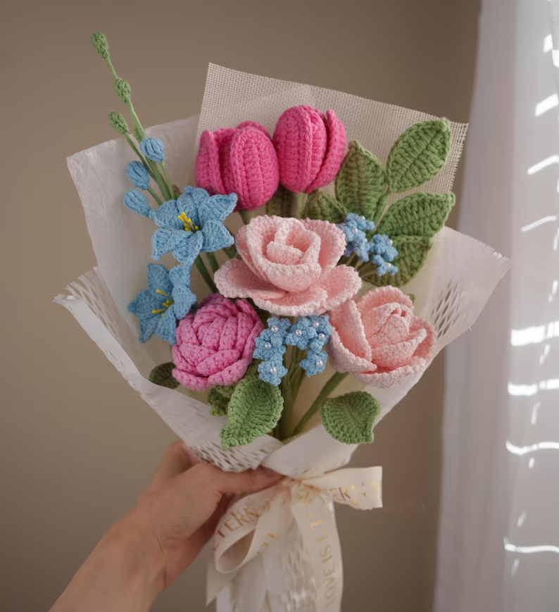 Handmade Crochet Bouquet