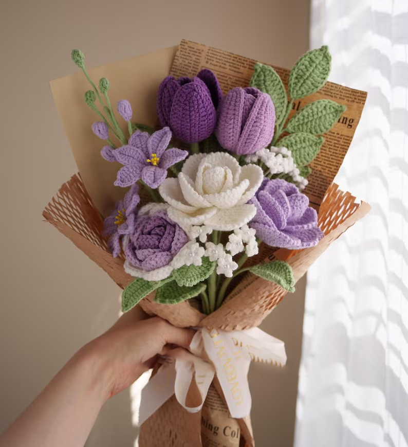 Handmade Crochet Bouquet